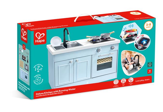 Hape Deluxe Kitchen With Running Water