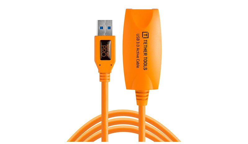Tether Tools CU3017 USB-kaapeli USB 3.2 Gen 1 (3.1 Gen 1) 5 m USB A 5 Gbit/s Oranssi CU301
