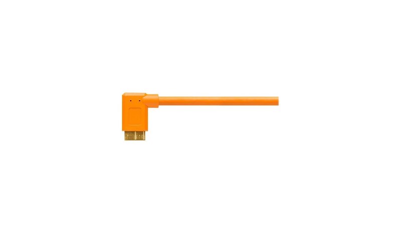 Tether Tools CU61RT15-ORG USB-kaapeli USB 3.2 Gen 1 (3.1 Gen 1) 4,6 m USB A Micro-USB B 5 Gbit/s Oranssi CU61R
