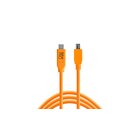 Tether Tools CUC2515-ORG USB-kaapeli USB 2.0 4,6 m USB C Micro-USB B 0,48 Gbit/s Oranssi CUC25