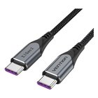Vention TAHHD USB-kaapeli USB 3.2 Gen 2 (3.1 Gen 2) 0,5 m USB C 10 Gbit/s Harmaa TAHHD
