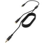 NZXT ST-ACCC1-WW audiokaapeli 2 m 2 x 3.5mm TRRS Musta ST-AC
