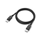 Lenovo 4X91U92142 DisplayPort-kaapeli 1,8 m Musta 4X91U
