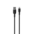 PURO PUCAPLTICONBLK Lightning-kaapeli 1,5 m Musta PUCAP