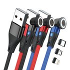 RealPower MagneticCharge3 USB-kaapeli 1 m USB A Musta, Sininen, Punainen 43964