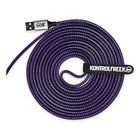 Steelseries 4511-PUR-12F USB-kaapeli USB 2.0 3,66 m USB A Micro-USB A Musta, Harmaa, Purppura 4511