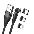 RealPower MagneticCharge3 USB-kaapeli 2 m USB A Musta 43964