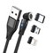 RealPower MagneticCharge3 USB-kaapeli 2 m USB A Musta 43964 – kuva 1