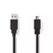 Nedis CCGP60500BK50 USB-kaapeli USB 2.0 5 m USB A Micro-USB B 0,48 Gbit/s Musta CCGP6 – kuva 2
