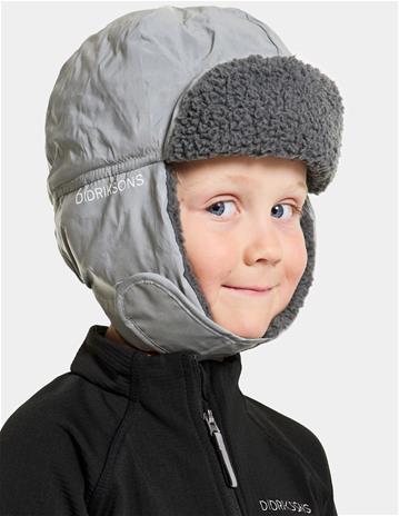 Didriksons Biggles Refl Cap Silver - 56