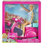 Barbie - nukke ja skootteri (GBK85)