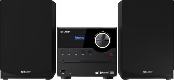 Sharp XL-B517D Home audio micro system 45 W Black
