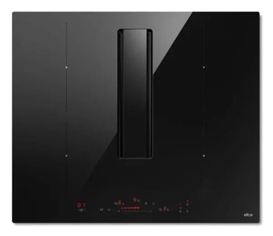 Elica NikolaTesla Alpha B BL/A/60 Musta Kiinteä 60 cm Keittoalueinduktioliesi 4 alue(tta) Sisäänrakennettu huppu PRF01