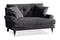 Loveseat Webber Sametti - Tummanharmaa Kromi – kuva 2
