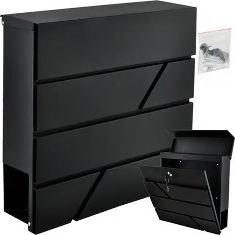 Hadex - Postilaatikko 36,7x37 cm antrasiitti – kuva 5/5