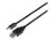 Deltaco USB 2.0 cable Typ A - Typ B, 1m, black USB-2 – kuva 2