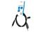 Deltaco USB 2.0 cable Typ A - Typ B, 1m, black USB-2 – kuva 3