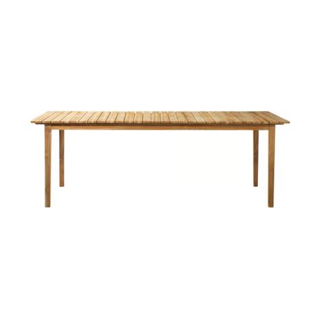 FDB Mä¸bler M2 Sammen puutarhapöytä Teak-nature oiled