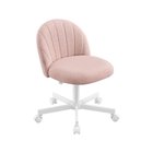Toimistotuoli SONGMICS, Säädettävä korkeus, Vaaleanpunainen, 60 ä— 73â€“88 ä— 60 cm