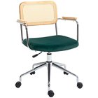 Toimistotuoli, korkeussäädettävä, Vihreä, 65 ä— 86â€“94 ä— 58 cm