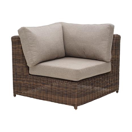 Brafab Glendon sohvaÂ­moduuli Dark brown-soft moose