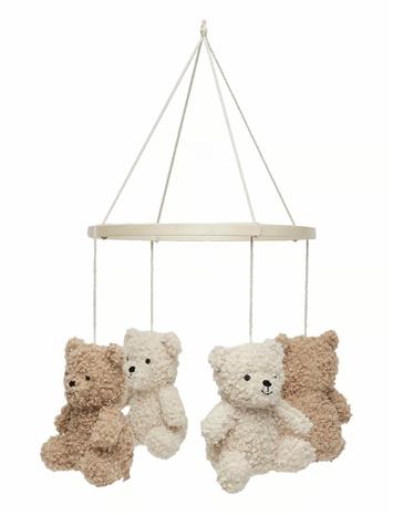 Jollein Teddy Bear Mobile, Natural/Biscuit