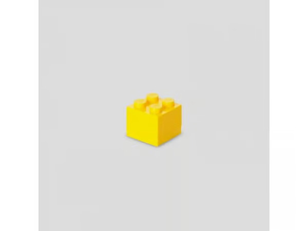 LEGO STORAGE MINI BOX 4 - YELLOW