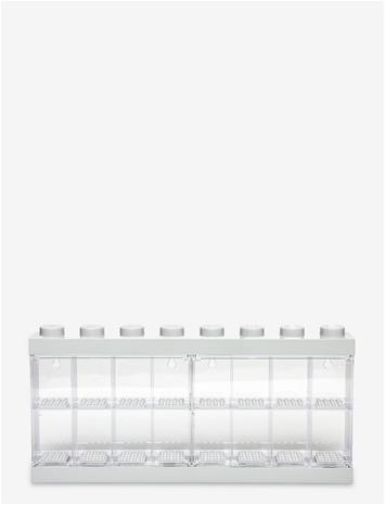 LEGO MINIFIGURE DISPLAY CASE 16 - Harmaa