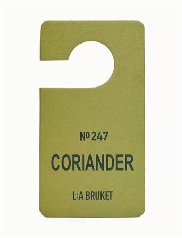 L:a Bruket 247 Coriander Fragrance Tag