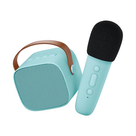 Lalarma Bluetooth-kaiutin + Langaton Mikrofoni, Sininen