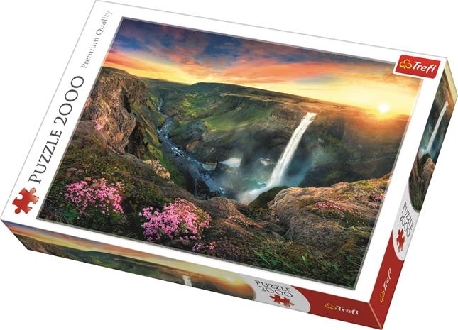 Trefl Haifoss Waterfall, Iceland 2000p palapeli – kuva 3/3