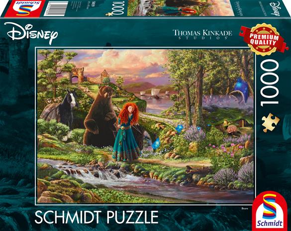 SCHMIDT DISNEY, BRAVE MERIDA 1000P