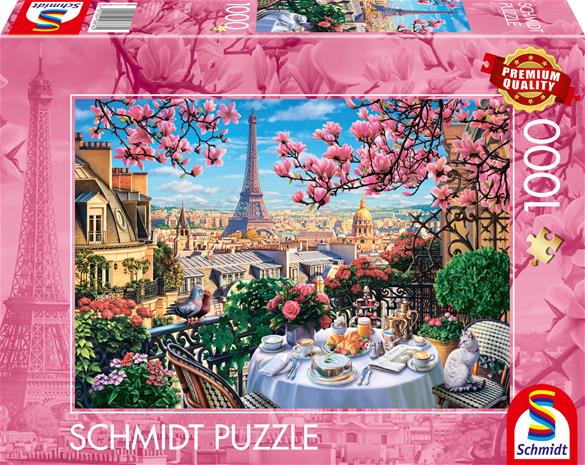 Adlibris Breakfast In Paris Palapeli 1000 Palaa Schmidt