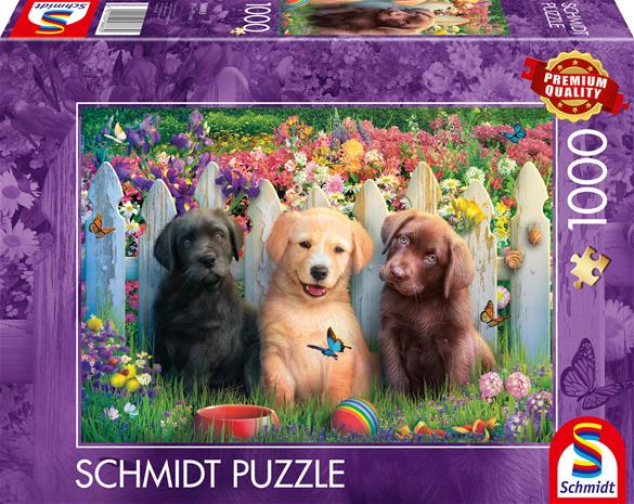 Adlibris Cute Puppies Scene Palapeli 1000 Palaa Schmidt – kuva 4/4