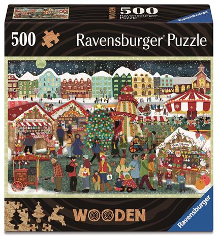 Ravensburger Christmas, Wooden 500pc – kuva 4/4