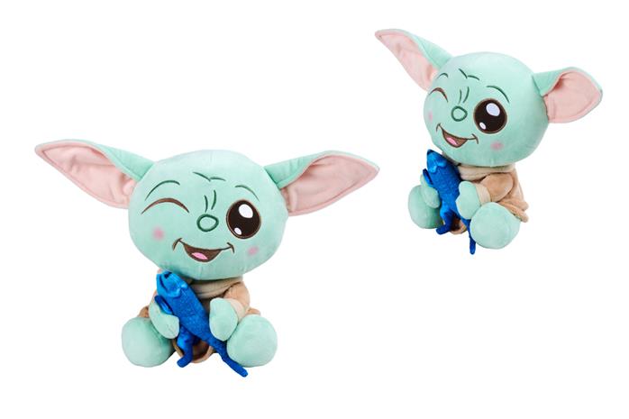Star Wars Pehmolelu Grogu + Lisko 25 cm