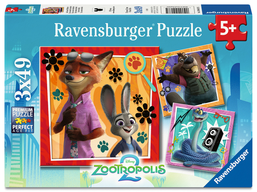 Ravensburger - Zootopia 2 3x49p (12004137)