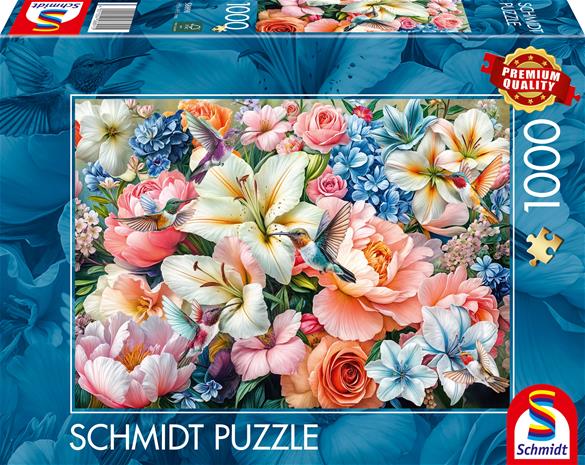 Flowers In Pastel Palapeli 1000 Palaa Schmidt