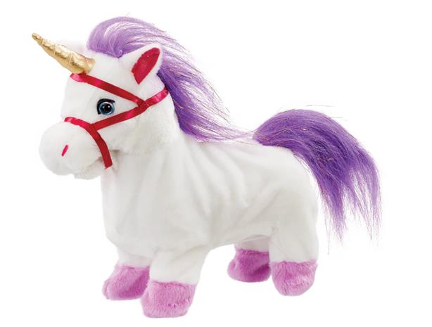 Happy Pets Walking Along Unicorn