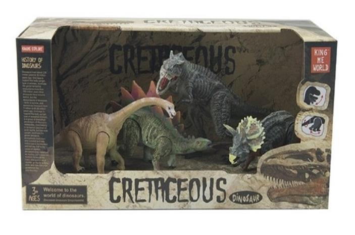Dinosaurit 4-pack, Nuket ja pehmolelut
