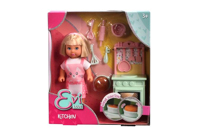 Evi Love Kitchen nukke ja keittiö