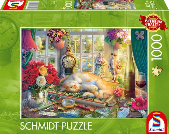 Schmidt Puzzle Time With the Cat 1000p palapeli