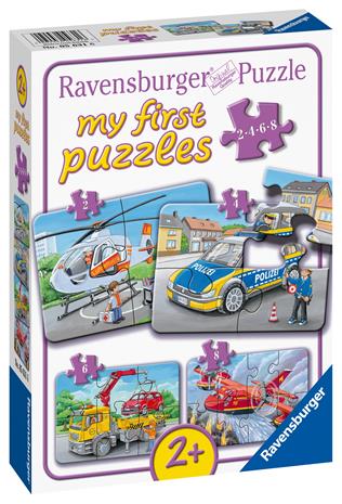 Ravensburger Palapelit My Emergency Vehicles 2/4/6/8 – kuva 8/8