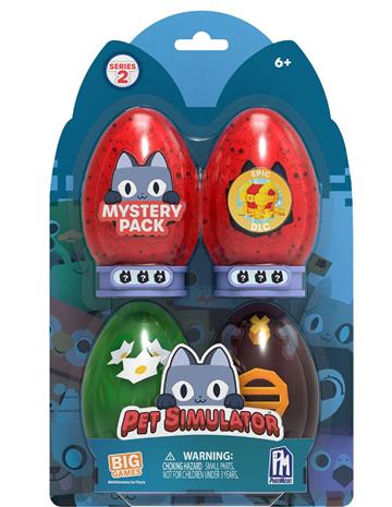Pet Simulator Core Mystery Pack Figuurisetti Series 2 4-pack