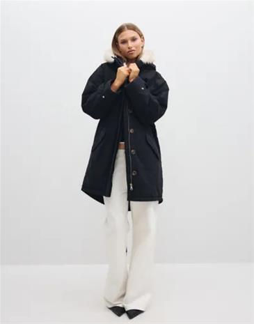 Nelly - Musta - Long Parka