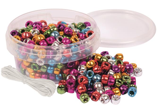 Playbox Congo Metallic Beads 300 pcs - 5+ Years