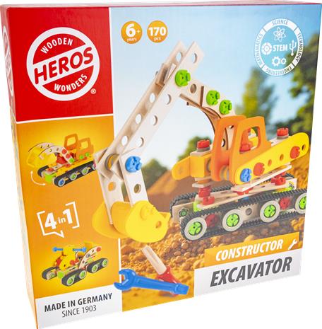 Heros Constructor Excavator 170pcs