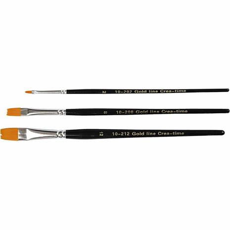 Creativ Company Gold Line Brushes 3 pcs.