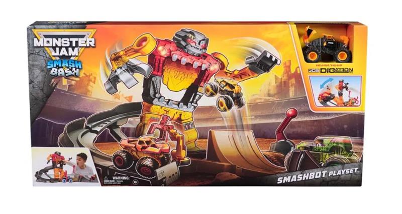 Monster Jam 1:64 Smash & Bash Smashbot Playset
