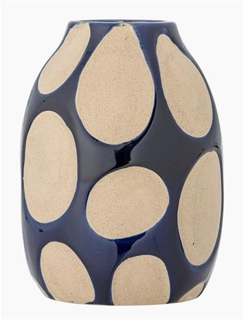 Bloomingville - Bashir Vase - Blue - Stoneware